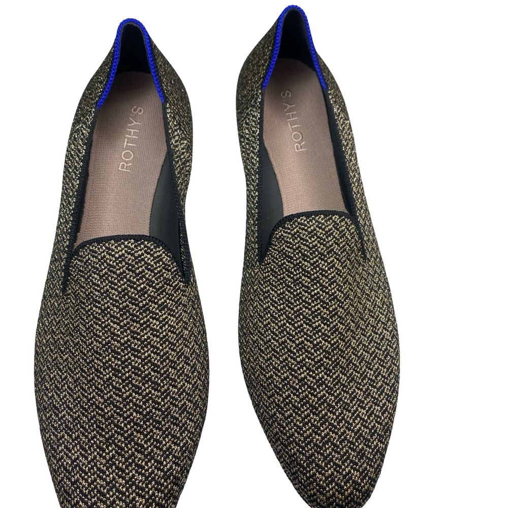 Rothy's Women’s Black and Tan Slip-Ons - Picture 8 of 10
